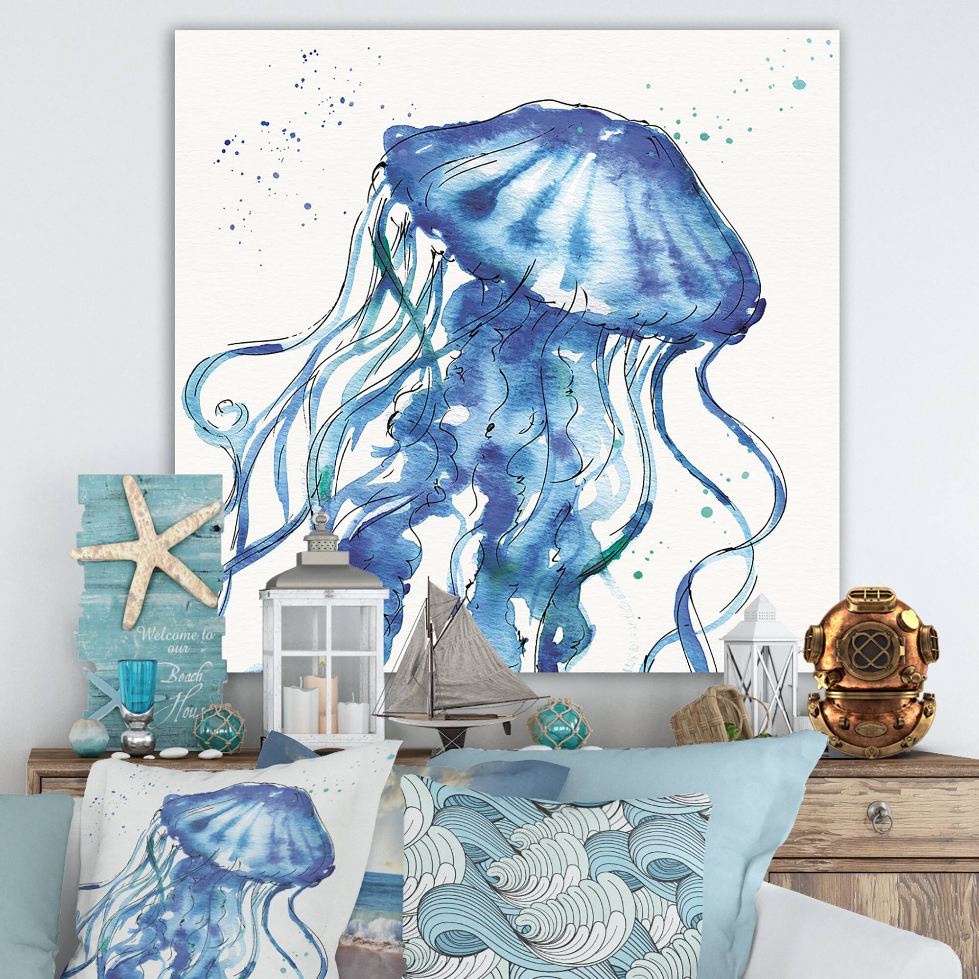Designart - Blue Deep Sea X